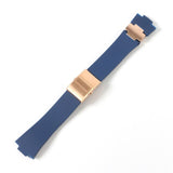 Watchband Bracelet Silica Gel Watch Band For Ulysse-Nardin MARINE Waterproof Rubber Watch Strap Sports 25*12mm Man Watches Sport