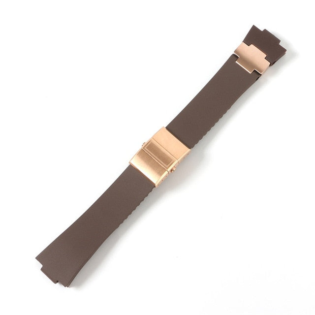 Watchband Bracelet Silica Gel Watch Band For Ulysse-Nardin MARINE Waterproof Rubber Watch Strap Sports 25*12mm Man Watches Sport