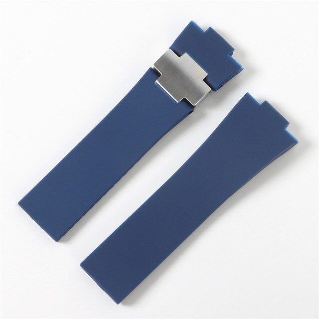 Watchband Bracelet Silica Gel Watch Band For Ulysse-Nardin MARINE Waterproof Rubber Watch Strap Sports 25*12mm Man Watches Sport