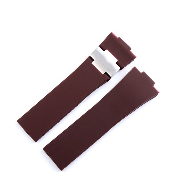 Watchband Bracelet Silica Gel Watch Band For Ulysse-Nardin MARINE Waterproof Rubber Watch Strap Sports 25*12mm Man Watches Sport