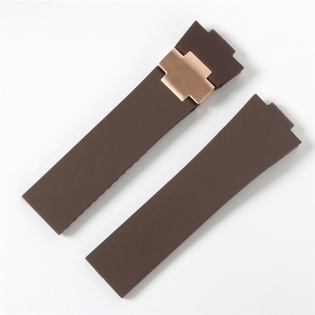 Watchband Bracelet Silica Gel Watch Band For Ulysse-Nardin MARINE Waterproof Rubber Watch Strap Sports 25*12mm Man Watches Sport