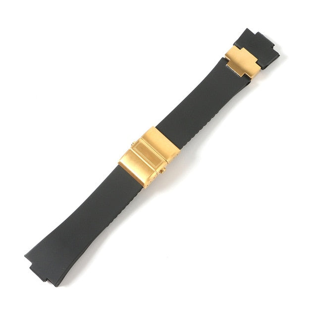 Watchband Bracelet Silica Gel Watch Band For Ulysse-Nardin MARINE Waterproof Rubber Watch Strap Sports 25*12mm Man Watches Sport