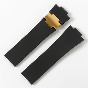 Watchband Bracelet Silica Gel Watch Band For Ulysse-Nardin MARINE Waterproof Rubber Watch Strap Sports 25*12mm Man Watches Sport