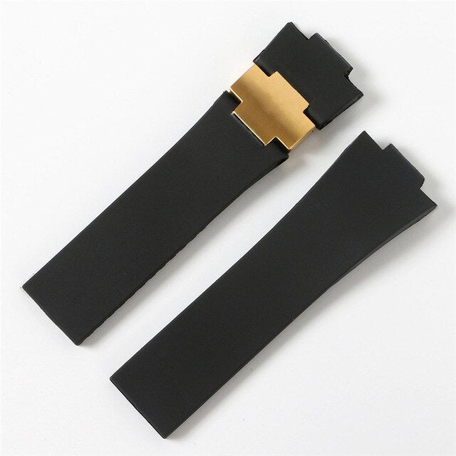 Watchband Bracelet Silica Gel Watch Band For Ulysse-Nardin MARINE Waterproof Rubber Watch Strap Sports 25*12mm Man Watches Sport