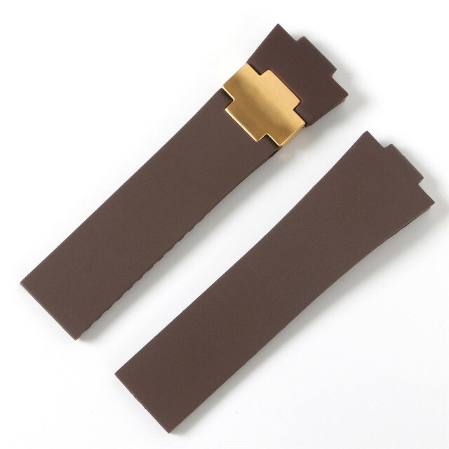 Watchband Bracelet Silica Gel Watch Band For Ulysse-Nardin MARINE Waterproof Rubber Watch Strap Sports 25*12mm Man Watches Sport