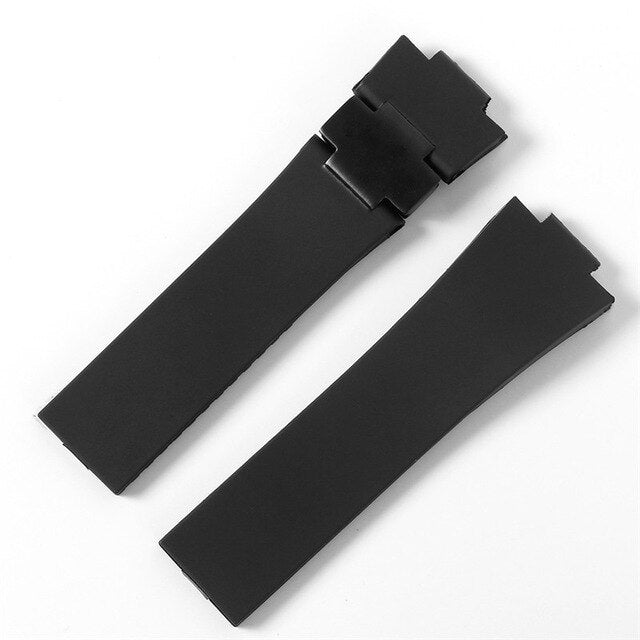 Watchband Bracelet Silica Gel Watch Band For Ulysse-Nardin MARINE Waterproof Rubber Watch Strap Sports 25*12mm Man Watches Sport