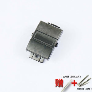 Watch accessories 316 stainless steel butterfly buckle 20mm for Ulysse Nardin Athens buckle rubber strap buckle