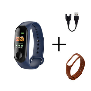 Men Smart Sports watch blood pressure heart rate monitor message reminder bluetooth waterproof