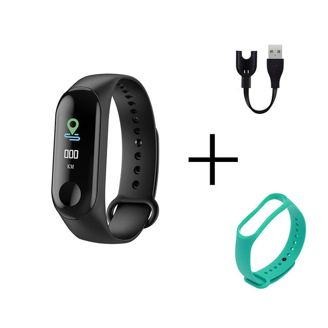 Men Smart Sports watch blood pressure heart rate monitor message reminder bluetooth waterproof
