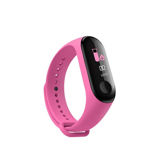 Men Smart Sports watch blood pressure heart rate monitor message reminder bluetooth waterproof