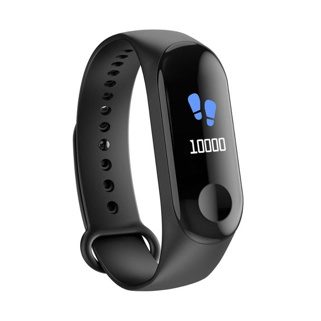 Men Smart Sports watch blood pressure heart rate monitor message reminder bluetooth waterproof