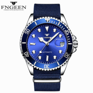 New Top Brand Green Water Ghost Watch Men's Luxury Automatic Mechanical Watch Rolexable Self Wind Male Clock Relogio Masculino