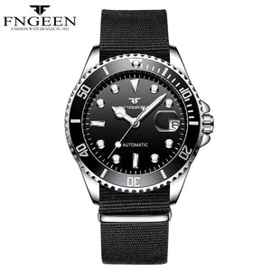 New Top Brand Green Water Ghost Watch Men's Luxury Automatic Mechanical Watch Rolexable Self Wind Male Clock Relogio Masculino