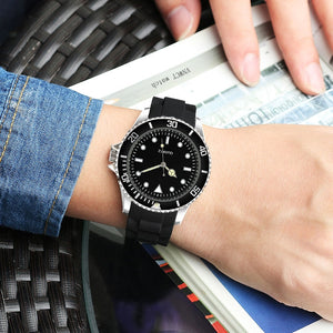 Rolexable Classic Watches Mens Daily Waterproof Date Leather Strap Sport Quartz Army Watch Casual Wristwatches Relogio Masculino