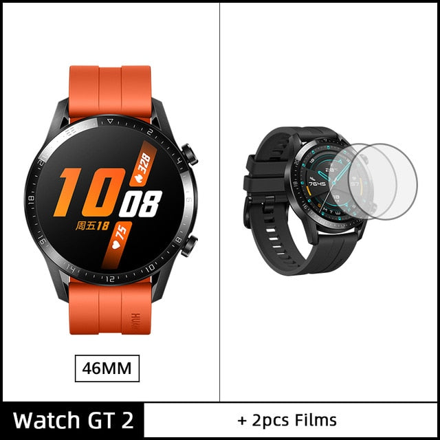 Global Version HUAWEI Watch GT 2 GT2 Smart Watch Blood Oxygen SmartWatch 14 Days Phone Call Heart Rate Tracker For Android iOS