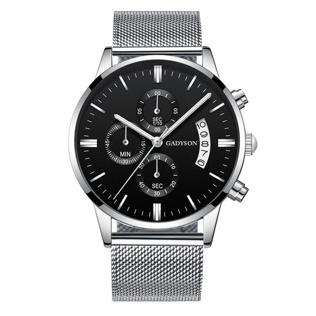 2020 Hot Fashion Men Sub-Dial Decor