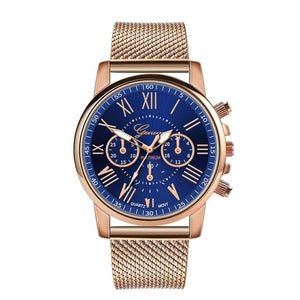 Men Women Leather Strap Line Analog Quartz Ladies Wrist Watches Fashion Watch Women's Watches Brand Luxury Watch