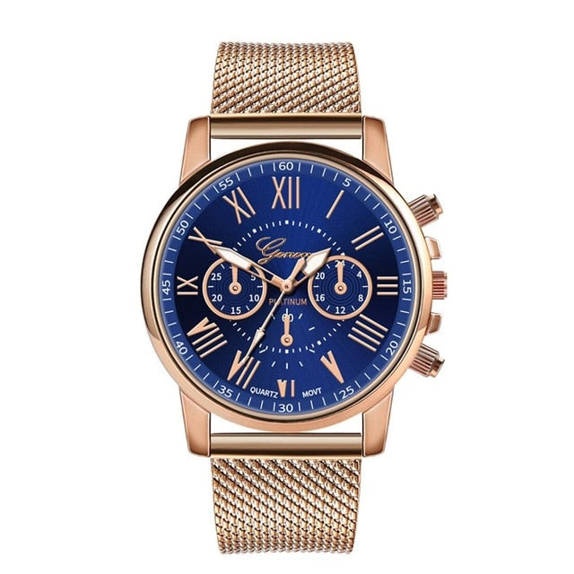 Men Women Leather Strap Line Analog Quartz Ladies Wrist Watches Fashion Watch Women's Watches Brand Luxury Watch