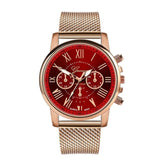 Men Women Leather Strap Line Analog Quartz Ladies Wrist Watches Fashion Watch Women's Watches Brand Luxury Watch