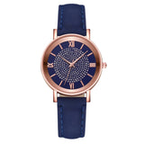 Men Women Leather Strap Line Analog Quartz Ladies Wrist Watches Fashion Watch Women's Watches Brand Luxury Watch