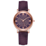 Men Women Leather Strap Line Analog Quartz Ladies Wrist Watches Fashion Watch Women's Watches Brand Luxury Watch