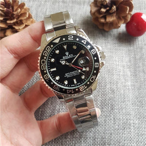 Top Luxury Brand WINNER Black Watch Men women Casual Male Watches Business Sports Military Stainless Steel Watch 01125