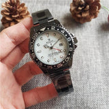 Top Luxury Brand WINNER Black Watch Men women Casual Male Watches Business Sports Military Stainless Steel Watch 01125