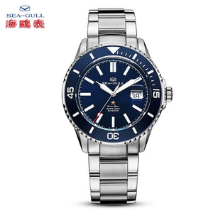 Seagull Men's Automatic Mechanical Watch Fashion Business Rolex Ocean Star Watch Sapphire Crystal 200m Waterproof Watch 816.523