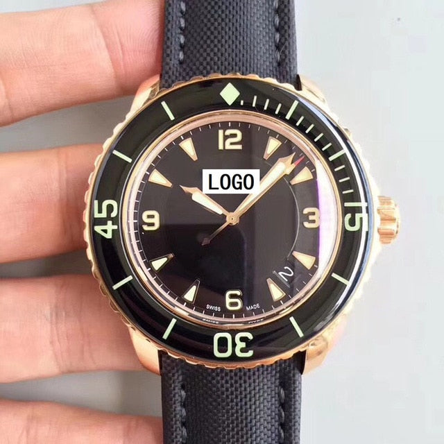 Watch Men Rolexable Watches Diver Wristwatch Automatic Mechanical Miyota Movement Stainless Steel Sapphire Waterproof AAA Clock
