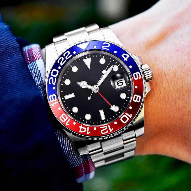 GMT Wristwatch Master II Rolexable Watch Men