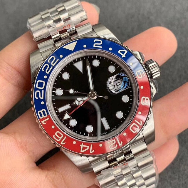 GMT Wristwatch Master II Rolexable Watch Men