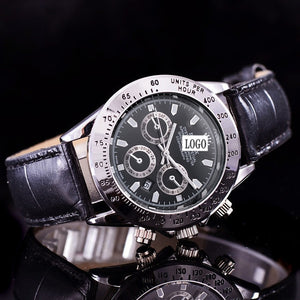 Men's Quartz Watch High Quality Business Casual Men's Watch Luminous Waterproof Calendar Stainless Steel Strap Men's Watch
