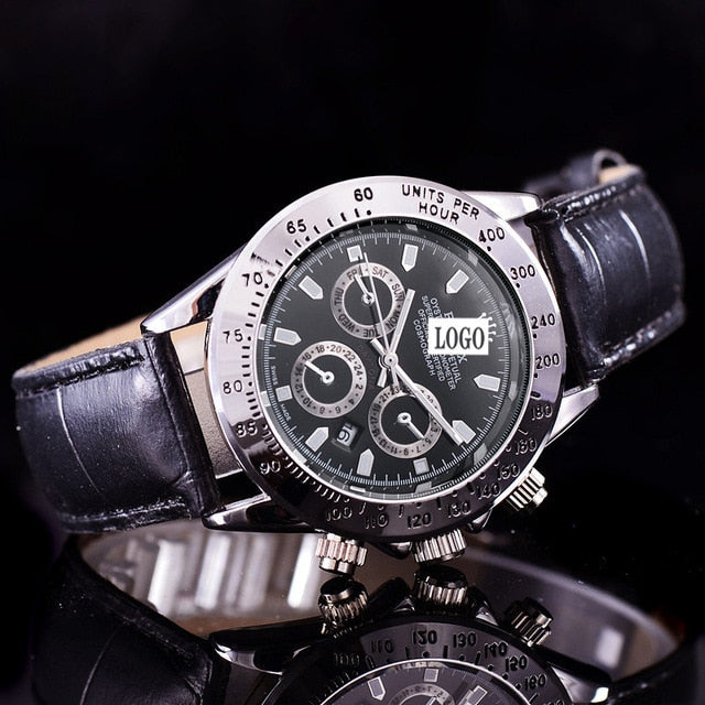 Men's Quartz Watch High Quality Business Casual Men's Watch Luminous Waterproof Calendar Stainless Steel Strap Men's Watch