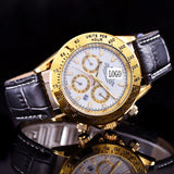 Men's Quartz Watch High Quality Business Casual Men's Watch Luminous Waterproof Calendar Stainless Steel Strap Men's Watch