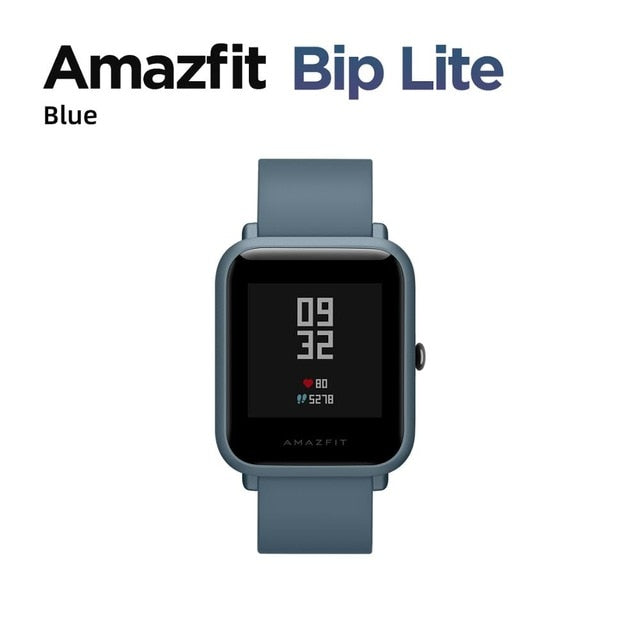 [Ship Fom Russia]In Stock Global Version Amazfit Bip Lite Smart Watch 45-Day Battery Life 3ATM Water-resistance Smartwatch