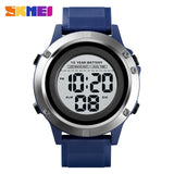 SKMEI LED Dual Time Wrist Watches Mens Sport Digital Mens Watch Waterproof Ten Year Battery Alarm Chrono Clock montre homme 1518