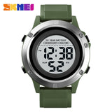 SKMEI LED Dual Time Wrist Watches Mens Sport Digital Mens Watch Waterproof Ten Year Battery Alarm Chrono Clock montre homme 1518