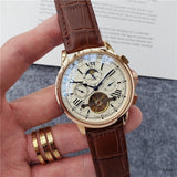 Patek- Philippe- New Automatic Mechanical Men Watch Silver Blue Stainless Steel Transparent Sapphire Glass AAA Glide Watches 188