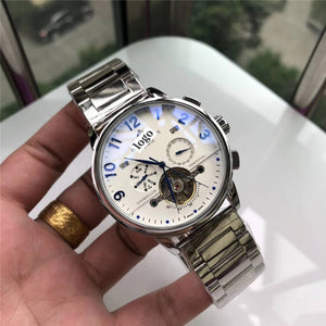 Clock Men's Watch Business High Quality Mechanical Watch Waterproof Luminous Stainless Steel