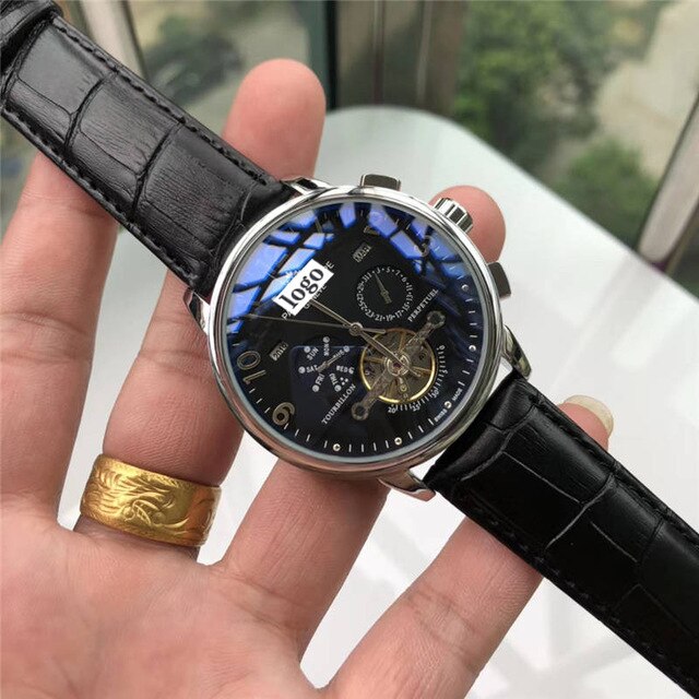 Clock Men's Watch Business High Quality Mechanical Watch Waterproof Luminous Stainless Steel