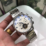 Clock Men's Watch Business High Quality Mechanical Watch Waterproof Luminous Stainless Steel
