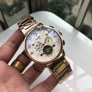 Clock Men's Watch Business High Quality Mechanical Watch Waterproof Luminous Stainless Steel