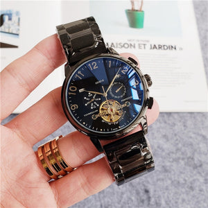 Patek same replacement watch designer Automatic Mechanical WristWatch Top Luxury Philippe Men's Tourbillon clock steel watchband