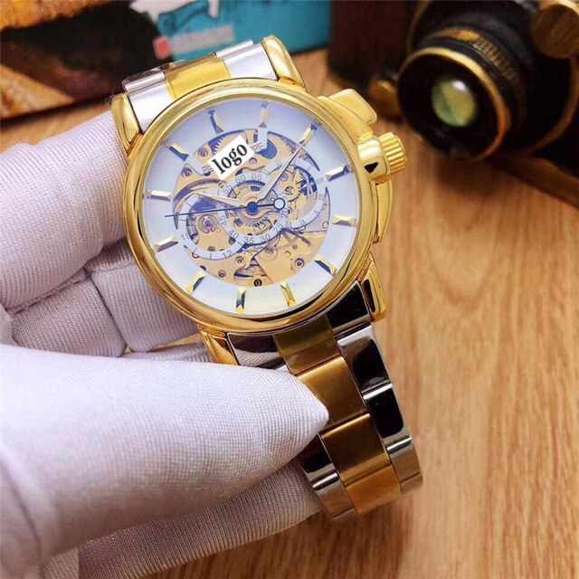 Clock Men's Watch Business High Quality Mechanical Watch Waterproof Luminous Stainless Steel