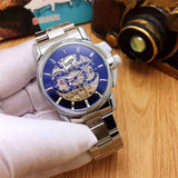 Clock Men's Watch Business High Quality Mechanical Watch Waterproof Luminous Stainless Steel
