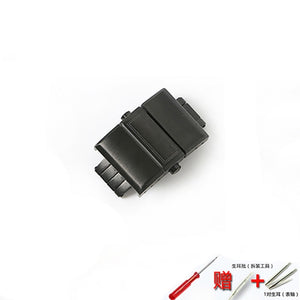Watch accessories 20mm folding  buckle for Athens watch series Ulysse Nardin silicone rubber sports strap stainless steel buckle