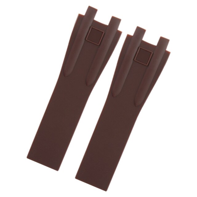 Rubber Watchband Steel Buckle Silicone Watch Band Strap for Ulysse Nardin EXECUTIVE Blue Black Brown 26*20mm Watch Strap