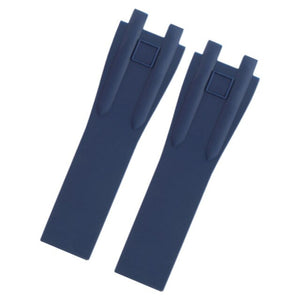 Rubber Watchband Steel Buckle Silicone Watch Band Strap for Ulysse Nardin EXECUTIVE Blue Black Brown 26*20mm Watch Strap