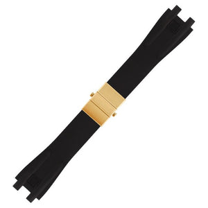 Rubber Watchband Steel Buckle Silicone Watch Band Strap for Ulysse Nardin EXECUTIVE Blue Black Brown 26*20mm Watch Strap