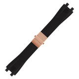 Rubber Watchband Steel Buckle Silicone Watch Band Strap for Ulysse Nardin EXECUTIVE Blue Black Brown 26*20mm Watch Strap